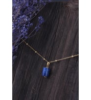 Lapis Taşı Kadın Kolye - 200164 (Mavi)