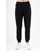 Maraton Sportswear Regular Erkek  Ribana Paça  Basic Siyah Eşofman Altı 21817