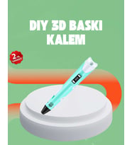 Üç Boyutlu 3D Yazıcı Kalem ABS ve PLA Uyumlu