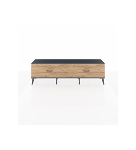 Arges TV Ünitesi 2 Çekmeceli  176x30x51 Aytaşı-Antrasit/Çam
