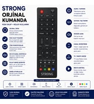 Strong Kısa Kalıp TV Kumandası