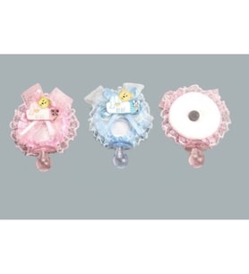 10 Adet Emzik organze pembe p1-