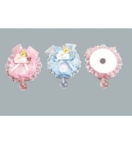 10 Adet Emzik organze pembe p1-