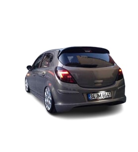 Opel Corsa D (2007 - 2014) Arka Ek (Plastik)