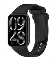 Xiaomi Mi Band 8 Pro Uyumlu Purelux Soft Yumuşak Silikon Kordon (Siyah)