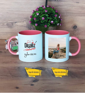Diyaliz Hemşiresi Kupa Bardak Pembe Fotoğraflı Tıp Bayramı Hediyesi Hemşireler Günü Hediyesi