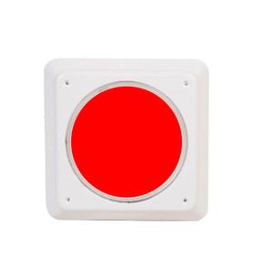 Slim Flat kare Sıva üstü Led Havuz Aydınlatma Ampülü lamba Kırmızı 230mm x H33mm 30W
