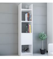 Kitaplık Elips 103 Tekli Beyaz