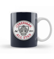 Cyberman Doctor Who All Star Converse Logo Kupa Bardak Porselen