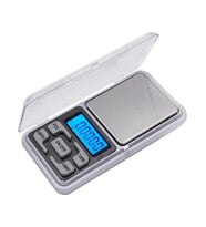 Lisinya Dijital Hassas Elektronik Kuyumcu Cep Terazisi Tartı 500 gr / 0.1 gr ( Lisinya ) (Silver)