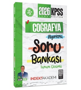 2026 KPSS Coğrafya Algoritma Soru Bankası Çözümlü İndeks Akademi