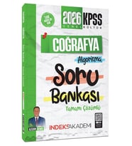 2026 KPSS Coğrafya Algoritma Soru Bankası Çözümlü İndeks Akademi