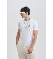 Brainstorming Erkek Nakış T-Shirt (Beyaz)