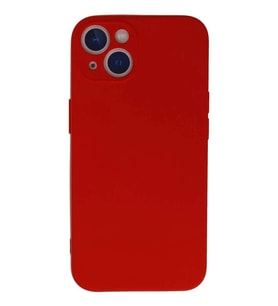 iPhone 13 Mini Kılıf Nano içi Kadife Silikon - Kırmızı