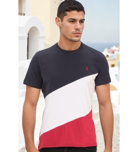 T8590 DEWBERRY ERKEK T-SHIRT-KOYU LACİVERT