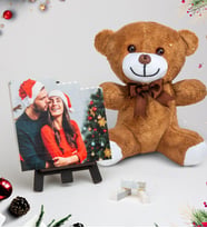 Yılbaşına Özel Fotoğraflı Lego Blok Puzzle Ve Peluş Ayıcık