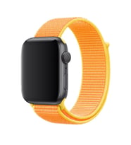 Apple Watch 10/11 42mm-38/40/41mm Kordon Hasır Kordon 2/3/4/5/6/se/7/8/9 (Sarı-Yeşil)
