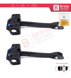 Audi Q3 RS MK1 8U 8UB 8UG 2011-2018 8U0839249D İçin 2 EA Arka Sağ ve Sol Kapı Gergi Yayı