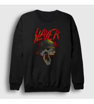Presmono Unisex Siyah Soldier V2 Slayer Sweatshirt 294970tt