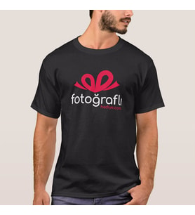 Firmaya Özel Logo Baskılı Tişört (10 Adet) (Siyah)