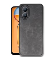 Oppo A38 Kılıf Aras Deri Kapak - Siyah