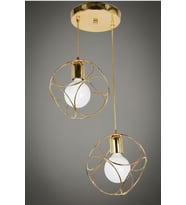 Stillora 2'li Modern Sarkıt Avize (Gold)
