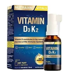 Nutraxin Vitamin D3K2 Sprey 30 ml