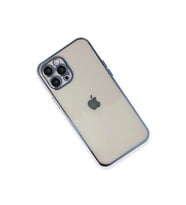 İphone 12 Pro Max Kılıf  Lensli  - Açık Mi