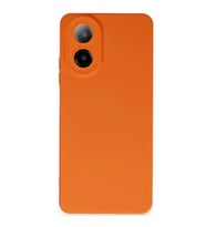 Oppo A38 Kılıf Nano İçi Kadife Silikon - Turuncu