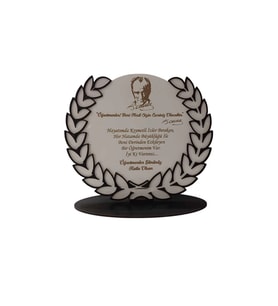 Öğretmenler Günü Hediyesi Ahşap Büyük Boy Plaket