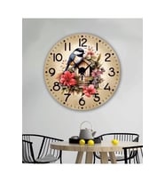 bilge Tasarım retro Duvar Saati 35 x 35 CM (Karışık)