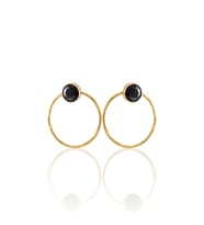 Kadir Jewellery 22 Ayar Altın Kaplama Kadın Halka Küpe -El İşçiliği Ve Hipoalerjenik Küpe