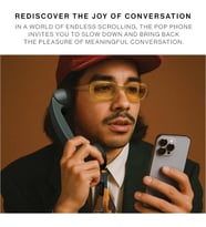Union Pop Phone - Mikrofon ve Hoparlörlü Retro Telefon Ahizesi, iPhone, iPad, Dizüstü Bilgisayar, Tablet, Samsung S25, Flip 7, Fold 7 için USB-C - Hibrit Çalışma, Aramalar, Video Konferanslar