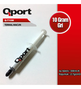 QPORT Q-T10M 10GRAM 5W/M-K 2.7/CM3 TERMAL MACUN