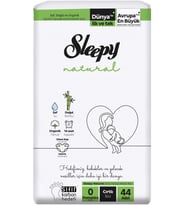 Sleepy Bebek Bezi Natural Beden:0 (0-3KG) Prematüre 44 Adet Fırsat Pk