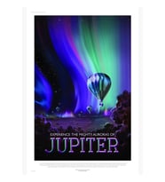 Jüpiter' Nasa Jpl 'geleceğin Vizyonları' Tablo Ahşap Poster Dekoratif