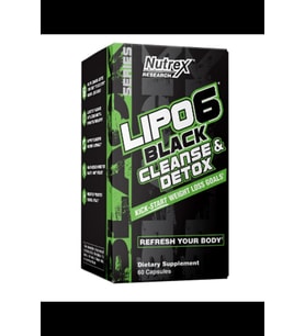 Nutrex Lipo-6 Black Cleanse & Detox 60 Capsul. USA Version.3934 (Renksiz)