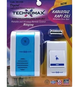 Kablosuz 100 Mt Mesafeli Kapı Zili