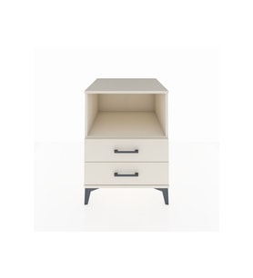 Kronos Komodin Tek Raflı 2 Çekmeceli 60x59x80 Aytaşı-Aytaşı
