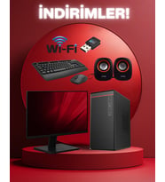 DAGMOR 400W BN2015200 H81 ANAKART İNTEL İ7 4 4GB RAM 480GB SSD 21.5' MONİTÖR WİFİ KABLOSUZ SET (Siyah)