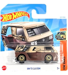 Hot Wheels Tekli Arabalar Vw T3 Custom Hry57 (Çok Renkli)
