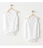 Andywawa Ac25806 Little King 2'li Bebek Body White