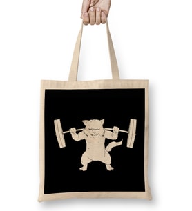 Cat Squat Powerlifting Gifts Bez Çanta Uzun Saplı