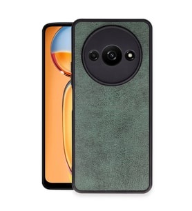 Xiaomi Redmi A3 4g Kılıf Aras Deri Kapak - Koyu Yeşil
