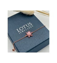 Lotus Çiçeği Gümüş Bileklik 925 Ayar Gümüş Bileklik