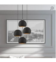 MYLİGHTS  20 CM  KÜRELİ DÖRTLÜ SARKIT  AVİZE METAL AVİZE SALON AVİZE GALERİ BOŞLUĞU YÜKSEK TAVAN 
