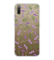PrintiFy General Mobile GM 10 ile Uyumlu 1mm Slim Fit Water Color 3 Baskılı Şeffaf  Kılıf