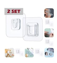 Geçmeli Klips Eşya Sabitleme Askısı 2 Set.