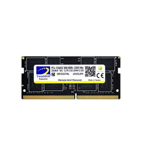 TWINMOS 8GB DDR4 3200Mhz NOTEBOOK RAM VALUE MDD48GB3200N