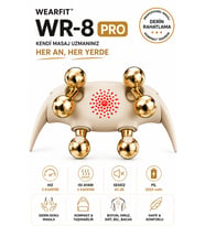 WR-8 PRO Isıtmalı Şarjlı Masaj Aleti Kablosuz Boyun Omuz Sırt Bacak Derin Doku Masaj Cihazı